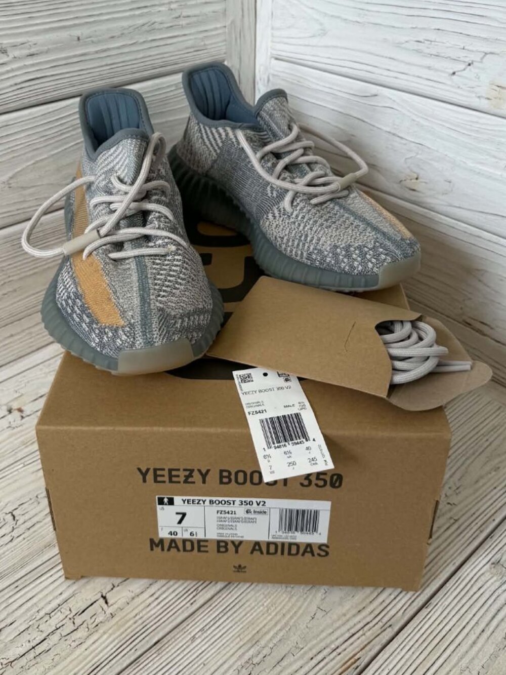 Adidas Yeezy Boost 350 V2 Israfil FZ5421 US Men's Size 7 - New In Box